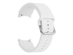 Bracelete para Samsung Galaxy Watch 4 Silicone Universal com Fivela Branco XIAOMOYU (40mm)