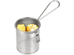Separador De Caldo Para Fondue Em Aço Inoxidável Com Alça Ergonômica E Cesto Para Pendurar, Recomendado Para O Preparo