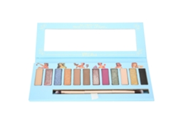Paleta De Sombras Para Olhos Com 12 Cores Azuis Em Matt E Glitter Sunflare