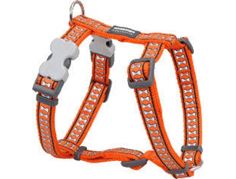 Peitoral para Cães  One Touch Refletor Laranja (1.5 x 30-48 cm)