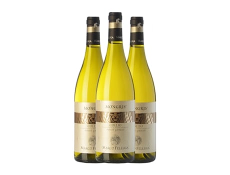Vinho branco MARCO FELLUGA Pinot Grigio Mongris Pinot Cinza Collio Goriziano-Collio (0.75 L - 3 Unidades)