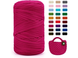 Fio De Crochet Digitallab 120m/400g 100% Poliéster Vermelho-rosado