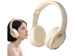 Fones De Ouvido Sem Fio Supra Auriculares E Dobráveis Com Carregamento Rápido