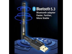 Adaptador Bluetooth 100m Usb Bluetooth 5.3 Transmissor Receptor De Áudio Bluetooth Sem Fio De Longo Alcance Dongle Usb Para Computador Portátil