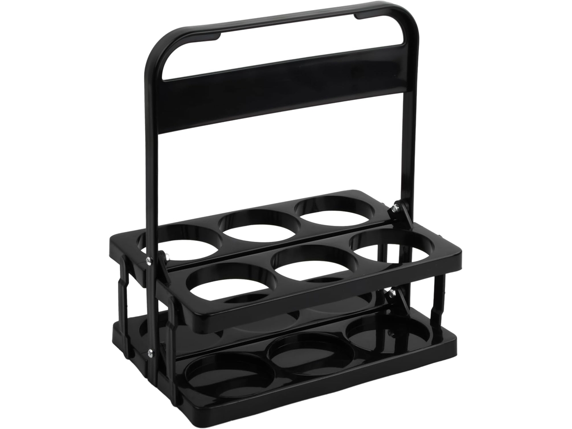 Suporte Dobrável De Plástico Para 6 Garrafas, Ideal Para Bar, Churrasco, Piquenique, Garrafas De Cerveja E Vinho.