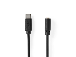 Cabo Telemóvel Usb-C NEDIS Preto