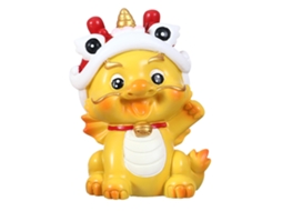 Boneco de Dragão Feliz Ano Novo com Cabeça a Saltar, Estilo Chinês, Criativo LAXISCREED