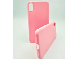 Capa iPhone X, XS Silicone Rosa
