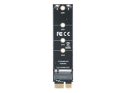 Placa De Riser Adaptador Conversor Pcie Para M.2 Nvme Com Aleta De Resfriamento