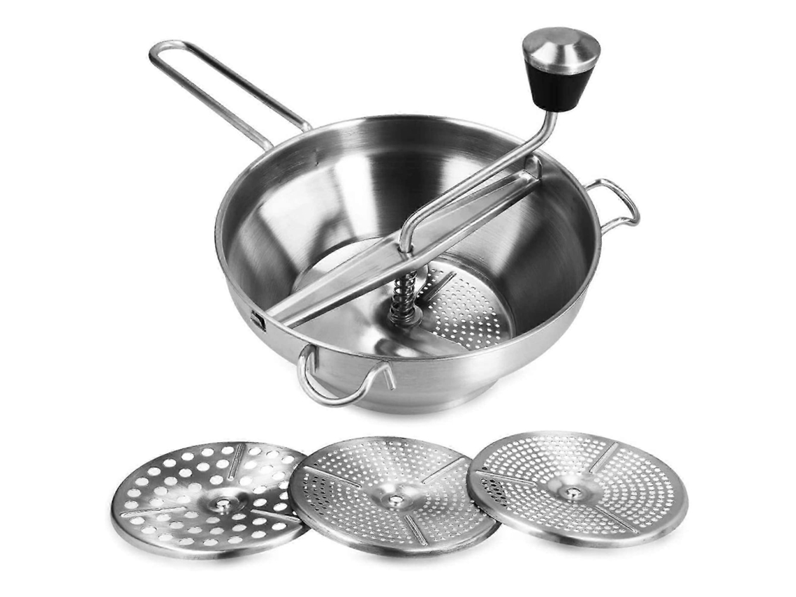 Espremedor de Alho e Gengibre AQUAFORGE, em aço inox, multifuncional