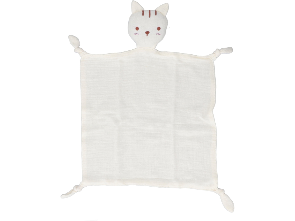 Primerox manta de Aconchego Animal Snuggler Lovey Gato Boneco Seguro para Bebês Crianças Neutro Bege