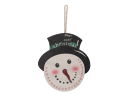 Laxiscreed Decoração De Porta Natal Em Madeira Leve De 4mm Fácil De Pendurar E Encantadora