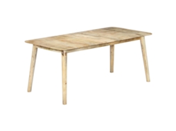 Mesa de jantar VIDAXL Marrom Madeira (180x90x76 cm)