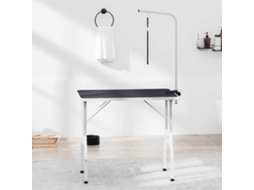 Vidaxl Mesa De Aliciamento Com Um Laço Ajustável, P/ Cão, Gato