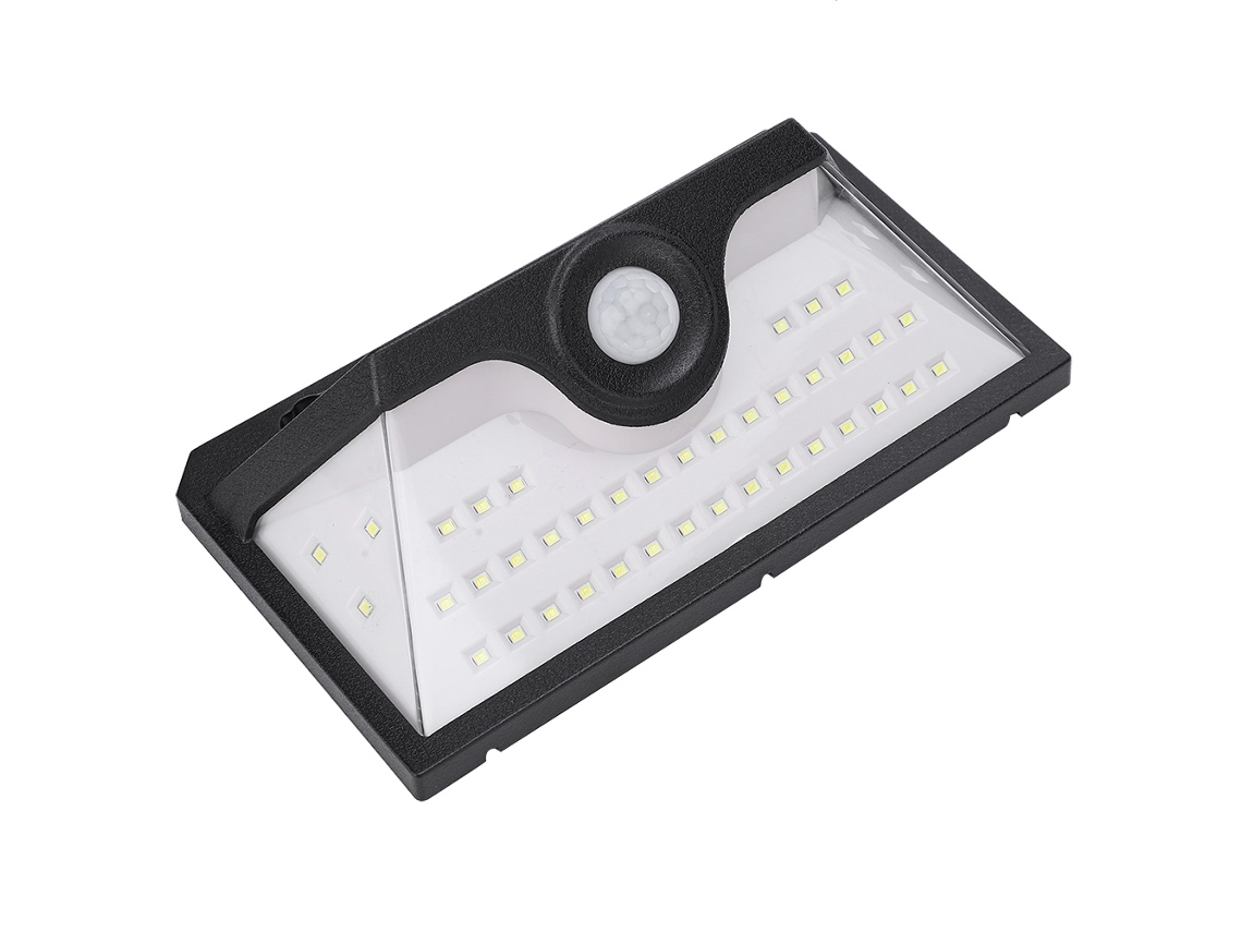 Lâmpada De Parede Solar Com 42 Leds E Deteção De Movimento Da Laxiscreed Para Exteriores