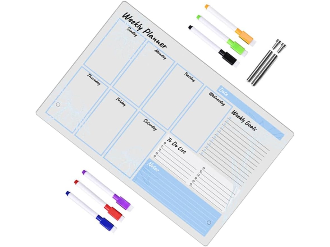 Tableau Mémo De Table En Acrylique Effaçable À Sec For Planning