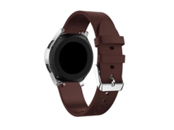 Bracelete de Couro Genuíno 22Mm para Samsung Galaxy Watch 46Mm Café