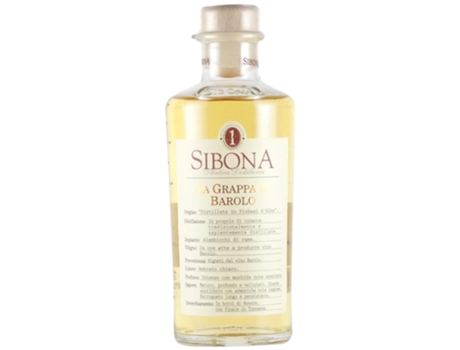 Aguardente SIBONA Grappa Sibona Barolo (0.5 L - 1 unidade)
