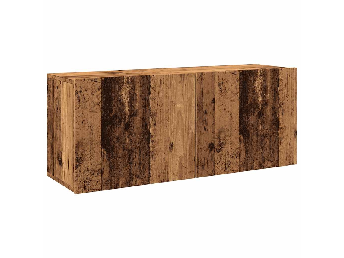 Tv Cabinet, Tv Cabinets Vidaxl Marrom Madeira Processada (n/a)