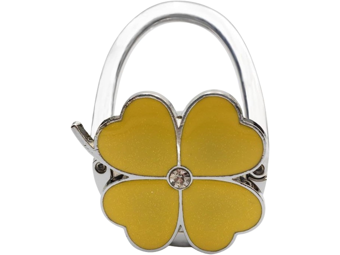 Gancho Dobrável Em Formato De Coração Para Bolsas – Suporte Portátil Mesa, Chaves E Mochilas, Design Antiderrapante Em