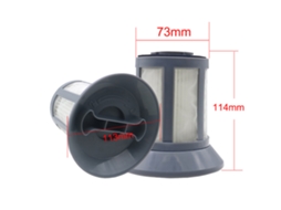 2 peças filtro hepa de poeira para midea Vc14K1-Fg Vc14F1-Fv para bissell 6489 64892 64894 aspirador de pó peças acessórios