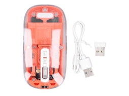 Ratón Bluetooth 2.4G con 3 Modos Silenciosos y Dpi Ajustable Naranja S/MARCA