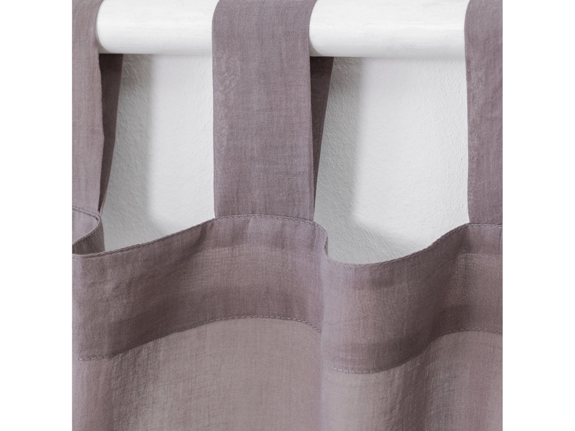 Cortinas SKLUM (260 cm x 140 cm - Algodão - Rosa)