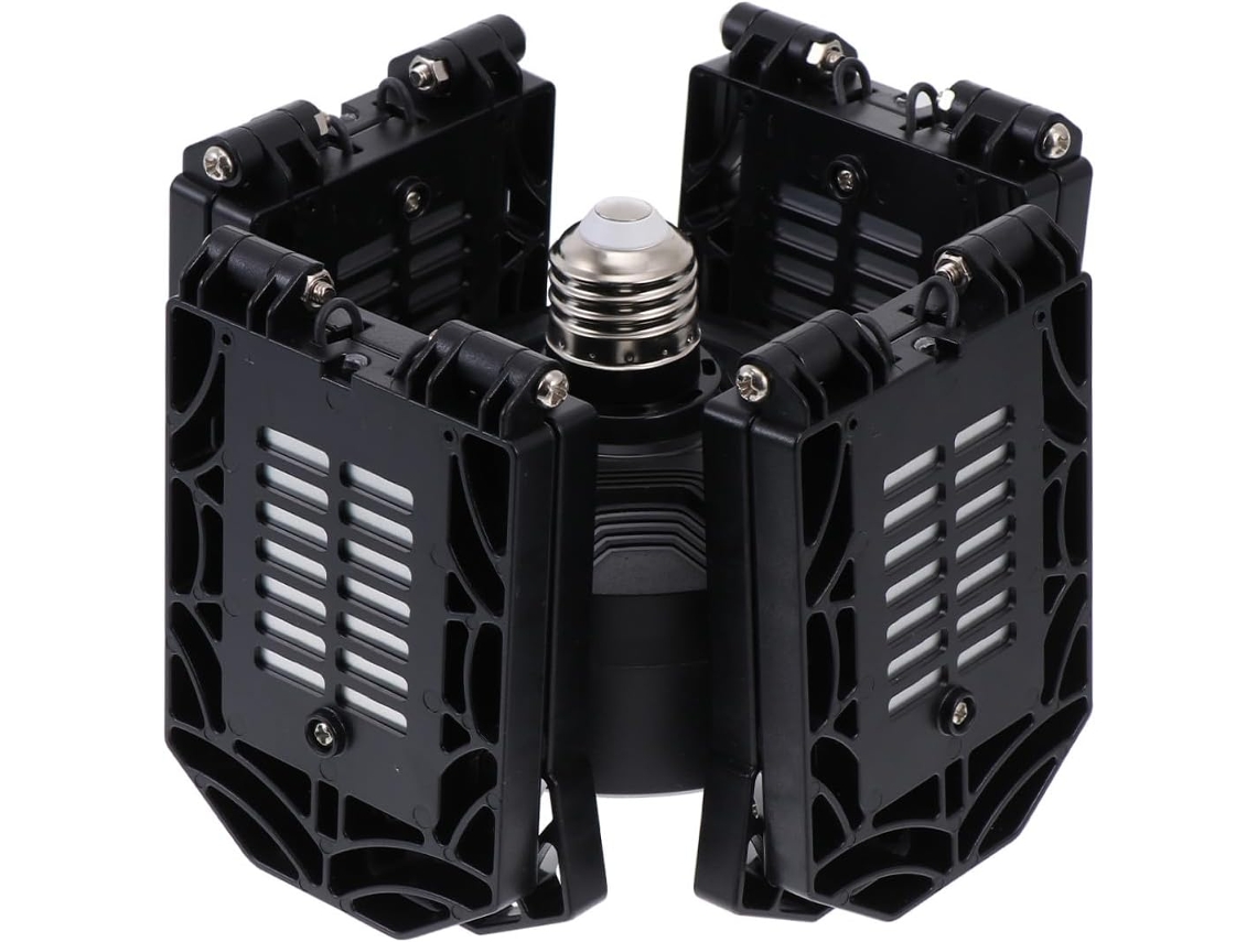 Luminária Dobrável Para Garagem, Luminária De Teto Ajustável Para Oficina, Iluminação Com Eficiência Energética.