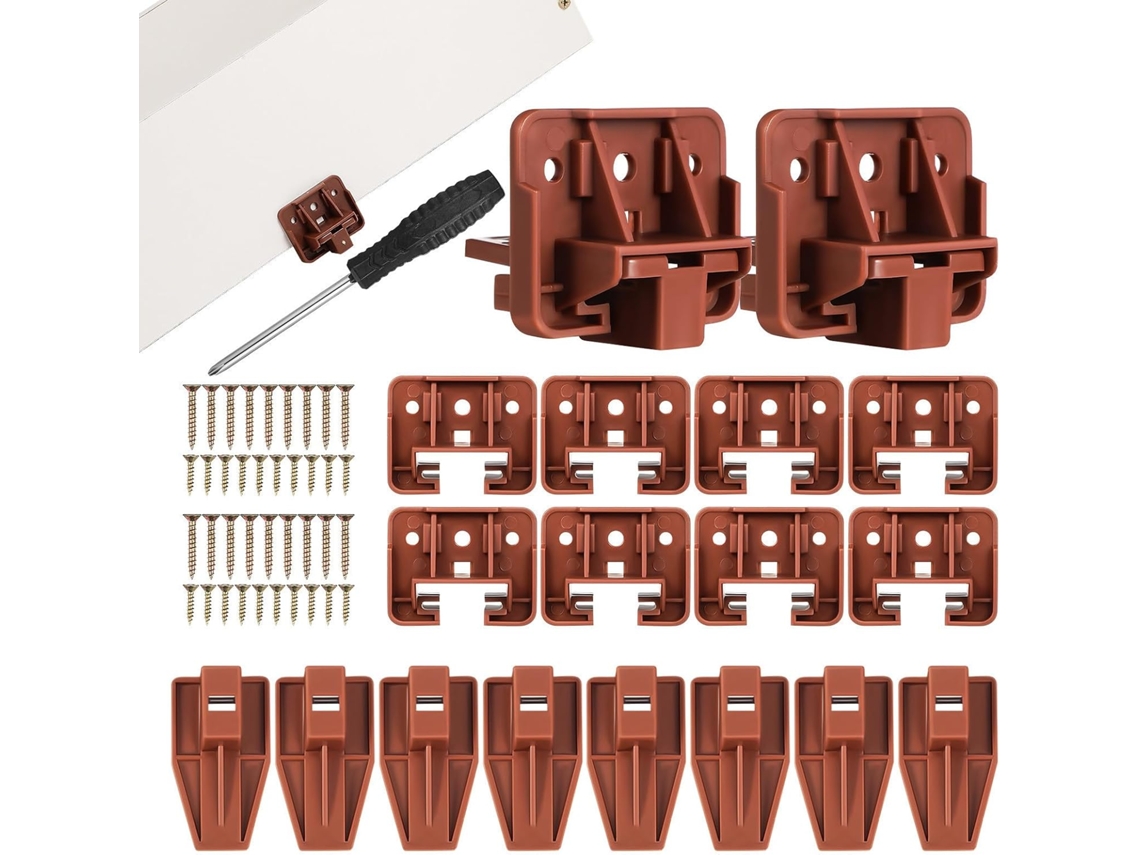 Conjunto De Corrediças Plásticas Coheali Para Gavetas Cômoda, Com Fácil Instalação E Uso Versátil, Para Cozinha