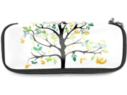 Estojo Lápis Grande Com Design De Árvore, Ideal Escola, Escritório, Adultos, Meninas E Meninos