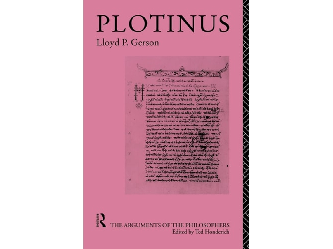 Livro PlotinusArg Philosophers de Lloyd P Gerson (Inglês)