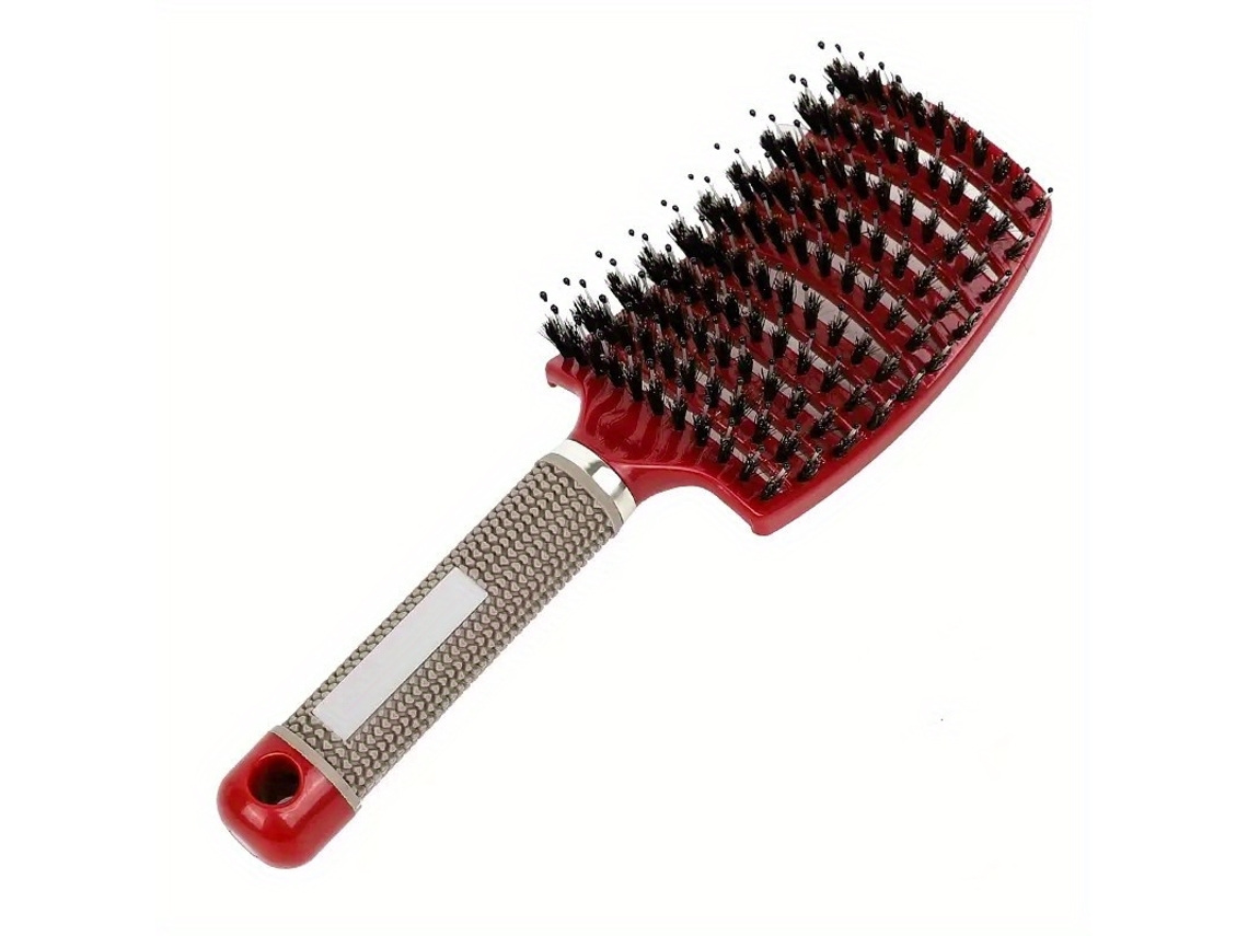 Pacote com 1 Pente Mágico para Massagem no Couro Cabeludo, Ferramenta para Estilizar o Cabelo. MDUG (vermelho)