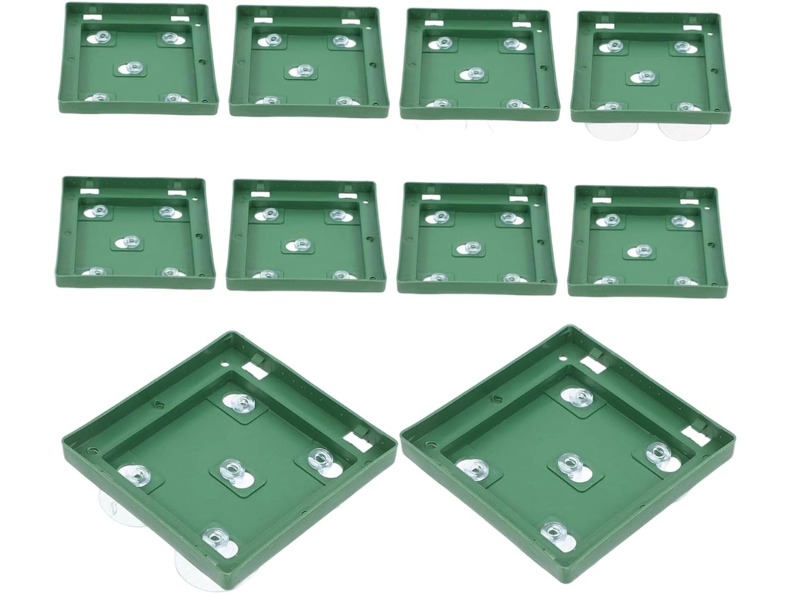 Pacote Com 10 Bases De Sucção Reutilizáveis Para Arranjos Florais, Ideais Para Exibição Em Veículos, Buquês E Decoração