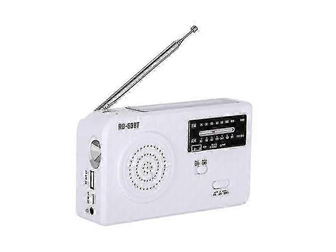Rádio Multifuncional Com Lanterna De Manivela Szrh A-b