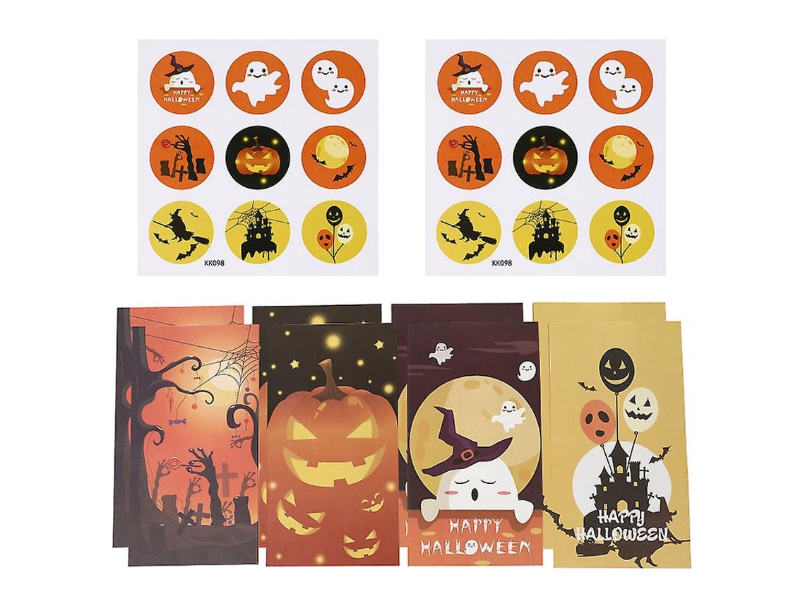 1 Conjunto de Sacos de Doces para Decoração de Halloween ALLINLESS