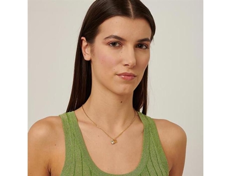 Colar Banhado A Ouro Com Cristal E Borboleta Lucky Light Skt26 Sagapõ