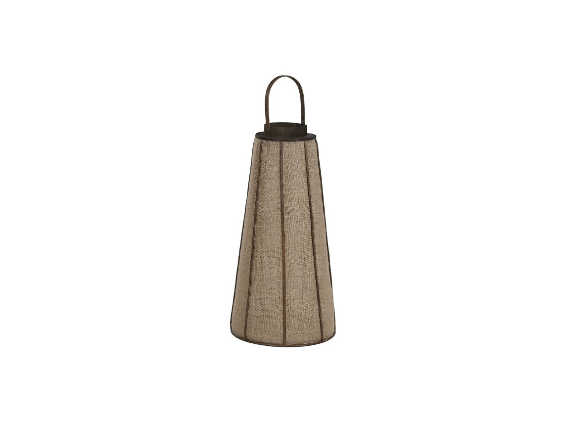 Castiçais Home Esprit Natural Juta Bambu 33,5 X 33,5 X 66 Cm