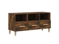 Tv Cabinet, Tv Cabinets Vidaxl Marrom Madeira Processada (n/a)