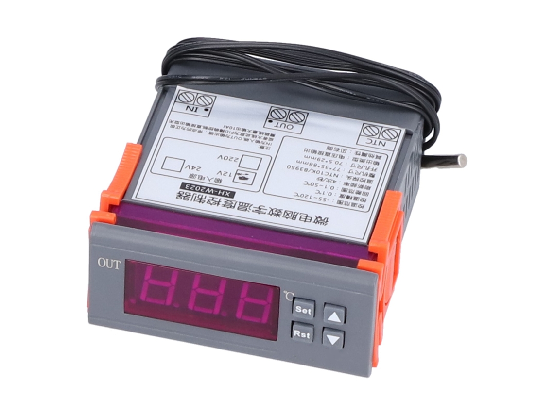 Controle De Temperatura Digital Laxiscreed Com Ajuste Pid Para Alimentação Dc 12v
