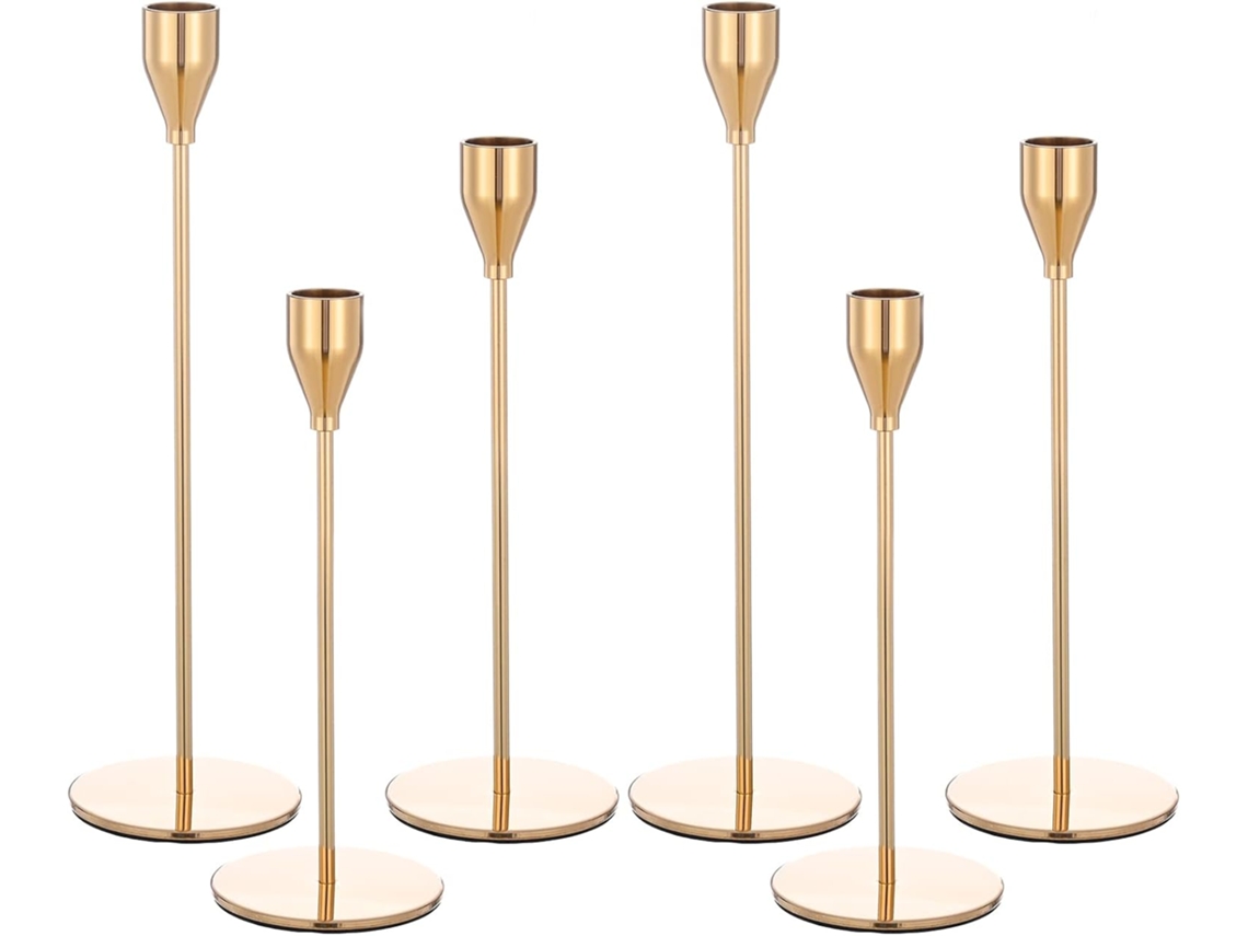 Conjunto De 6 Enfeites Decorativos, 1,9 Cm, Para Casa, Mesa, Festas E Composição De Ambientes Sazonais