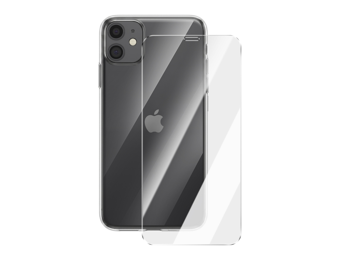 Pack Capa E Vidro Temperado Para Iphone 11 Proteção 360° Antichoques