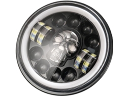 Farol De Led Em Formato De Caveira De 60w Para Iluminação Modificada, À Prova D'água E Brilhante, Para Todos Os Veículos.