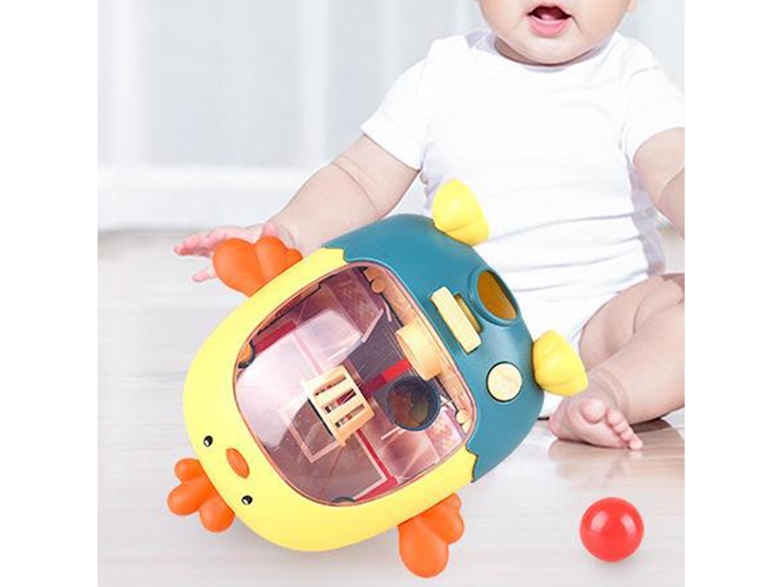 Primerox jogo de Mesa Basquete com Dedos Educativo Reduce Estresse Interação Pais e Filhos Abs Amarelo
