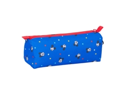 Estojo Escolar Retangular Mickey Good Day Azul