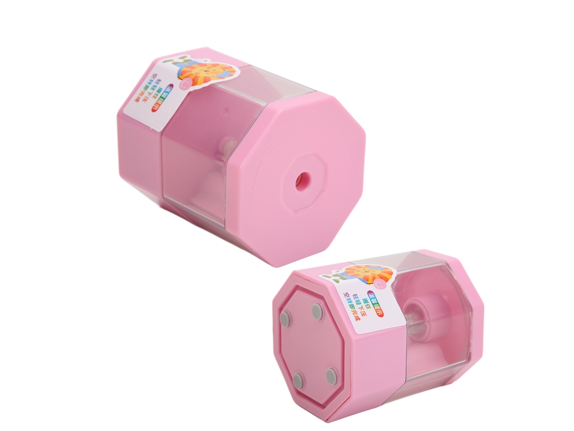 Sacapuntas Eléctrico Recargable Portátil 500mah Duradero Para Niños Estudiantes Rosa Material Escolar