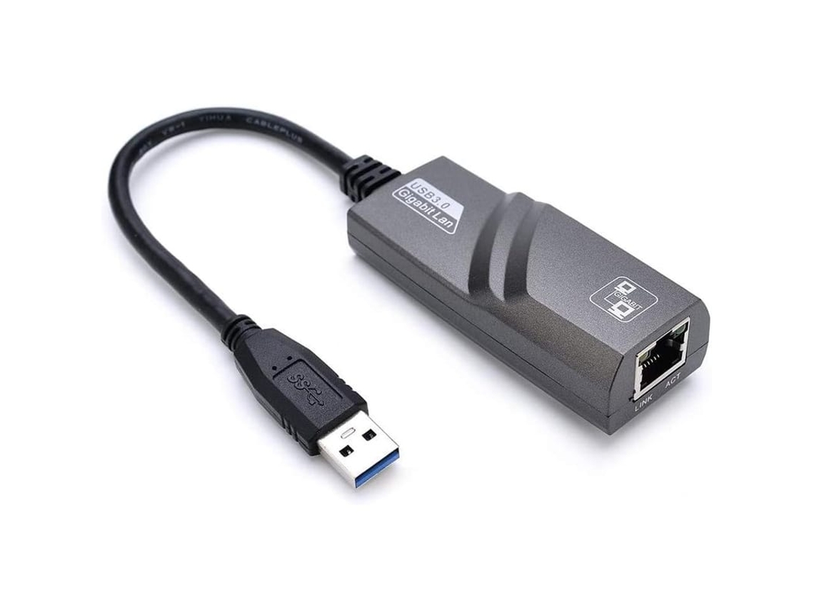 2026-adaptador Ethernet Usb 3.0 Para Rj45, 1000mbps, Compatível Com Windows, Mac Os, Linux, Chrome Os, Preto