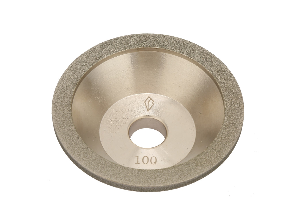 Rueda De Esmeril Diamante Electrolítica De 100*20mm Taza Abrasiva Para Máquina De Pulido Y Esmerilado