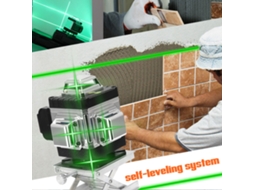 Nível Laser YURU 16 Linhas Multifuncional com Auto nivelamento 3° | S/MARCA