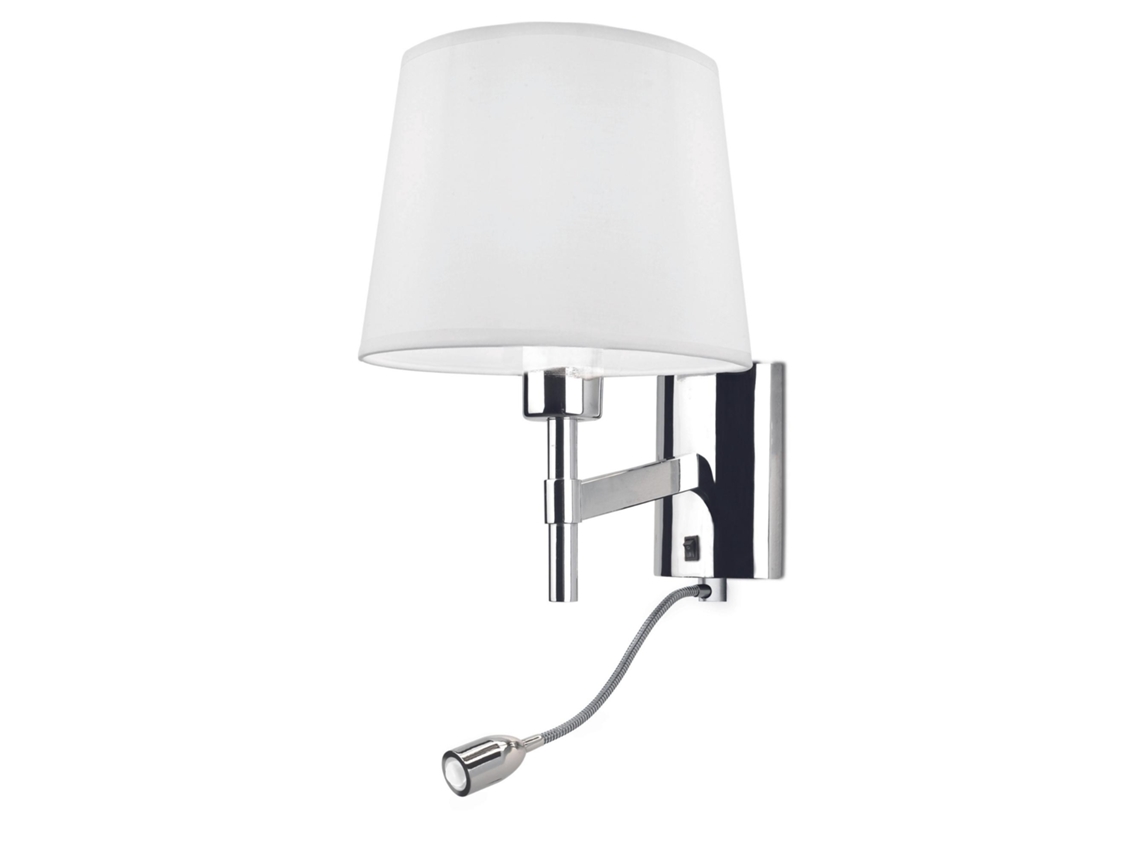 Ledsc4 Bristol - Aplique 285x21x438mm, Aço, Cor Cromado, Led 17.4w, 3000k, 182lm