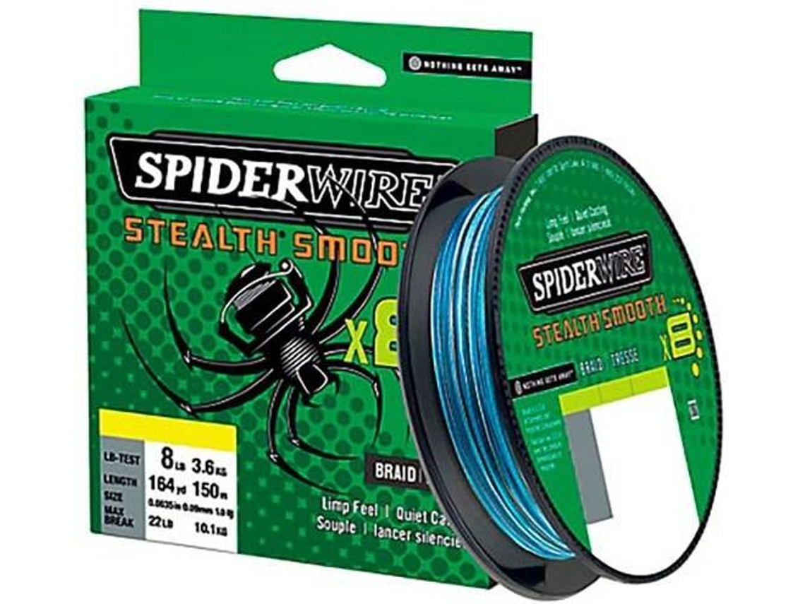 Linha de Pesca trançadas SPIDERWIRE Stealth Smooth 8 Braid (0.150 mm - 0,10 mm)